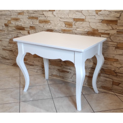 STOLIK KAWOWY / ŁAWA 80x50/60 BIAŁY MAT