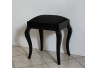 TABORET CZARNY W WYSOKIM POŁYSKU