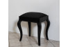 TABORET CZARNY W WYSOKIM POŁYSKU