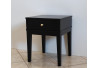 SZAFKA / STOLIK NOCNY 40X40/50 NA NOGACH PROSTYCH - CZARNY MAT