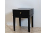 SZAFKA / STOLIK NOCNY 40X40/50 NA NOGACH PROSTYCH - CZARNY MAT