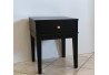 SZAFKA / STOLIK NOCNY 40X40/50 NA NOGACH PROSTYCH - CZARNY MAT