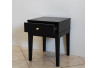 SZAFKA / STOLIK NOCNY 40X40/50 NA NOGACH PROSTYCH - CZARNY MAT