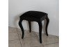 TABORET CZARNY W WYSOKIM POŁYSKU
