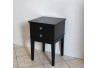 STOLIK / SZAFKA NOCNA 40X40/60 Z 2 SZUFLADKAMI - CZARNY MAT