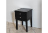 STOLIK / SZAFKA NOCNA 40X40/60 Z 2 SZUFLADKAMI - CZARNY MAT
