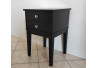 STOLIK / SZAFKA NOCNA 40X40/60 Z 2 SZUFLADKAMI - CZARNY MAT