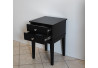 STOLIK / SZAFKA NOCNA 40X40/60 Z 2 SZUFLADKAMI - CZARNY MAT